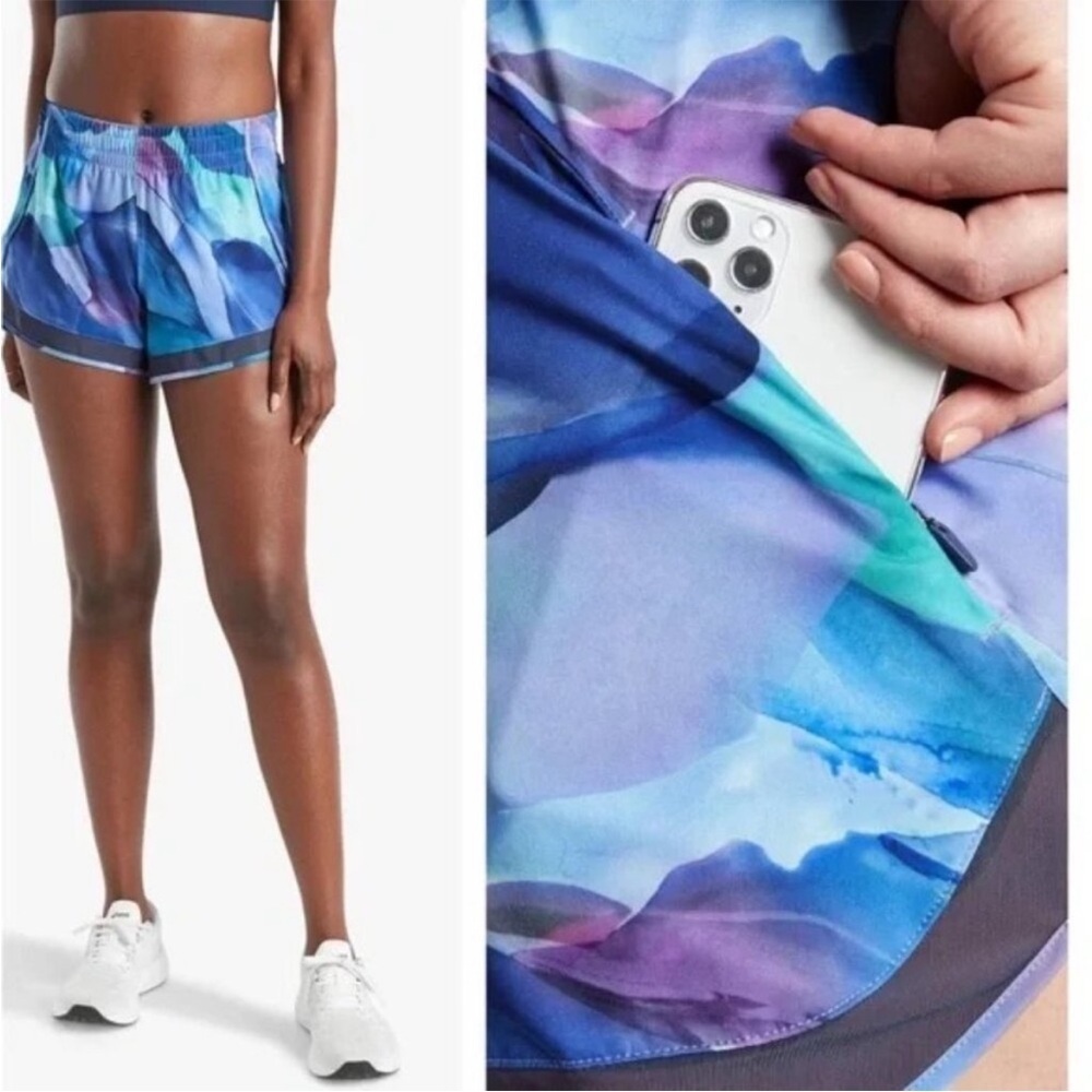 Athleta make a splash printed mesh racer run 4" short